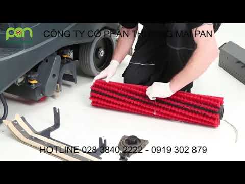 Hướng dẫn bảo trì máy chà sàn liên hợp ngồi lái BR 755/855