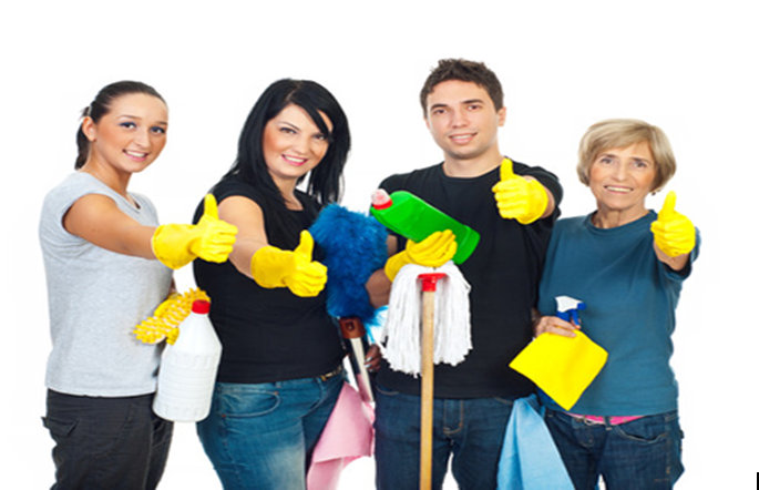 Vệ sinh bề mặt sàn buồng bệnh trong bệnh viện