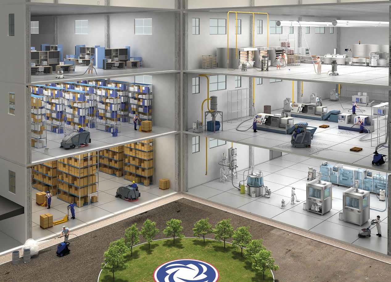 Các thiết bị làm sạch cần thiết cho nhà máy công nghiệp