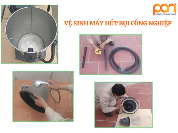 Cách vệ sinh máy hút bụi công nghiệp tại nhà đúng cách, tránh hư hỏng