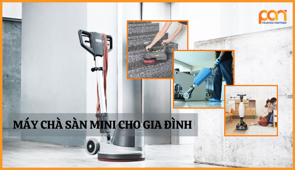 Máy chà sàn mini cho gia đình chính hãng giá rẻ 2024