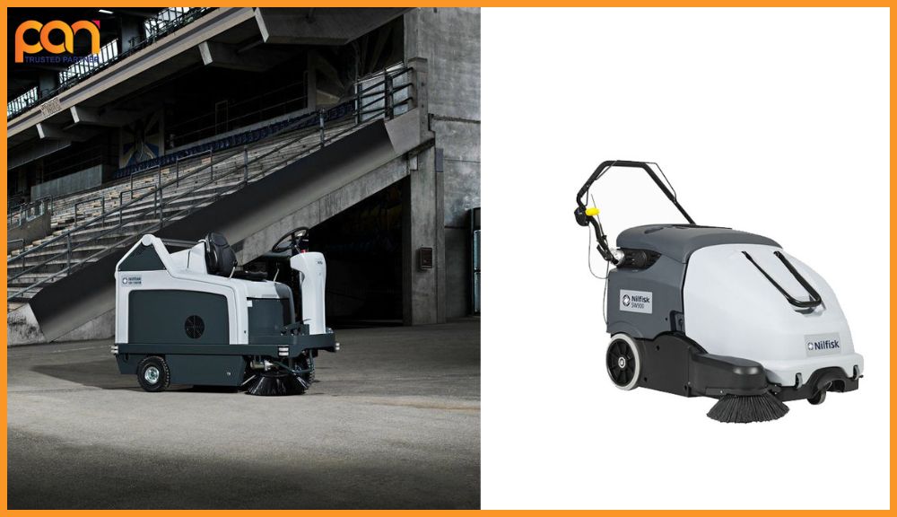 So sánh các dòng máy quét rác nhà xưởng