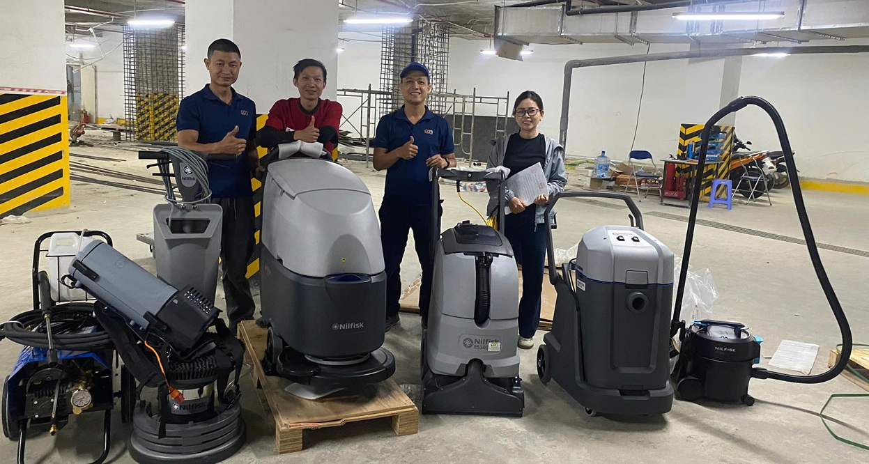 Pan Trading JSC hoàn tất bàn giao máy vệ sinh Nilfisk cho Khách sạn Imperial Đà Lạt