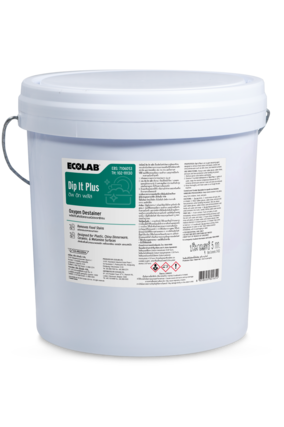 Ecolab Dip It Plus – Presoak Cleaner for Tableware and Kitchen Utensils