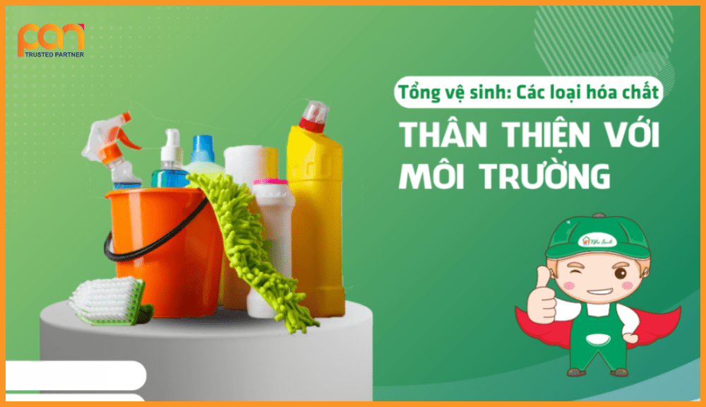 Các loại hóa chất vệ sinh kính văn phòng thân thiện với môi trường